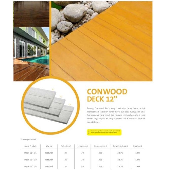 Conwood Deck 12"