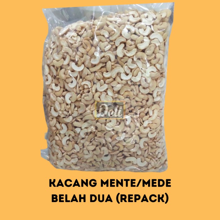 

Kacang Mente Mede Belah 2 Repack Timbangan 100gr