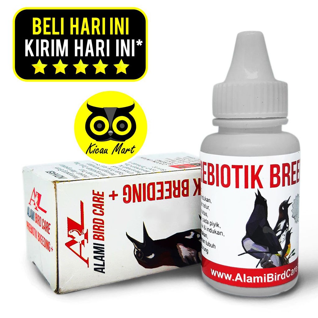 VITAMIN OBAT TERNAK BURUNG PEMAKAN SERANGGA MURAI KACER PREBIOTIK BREEDING + ALAMI BIRD CARE OBABMAA