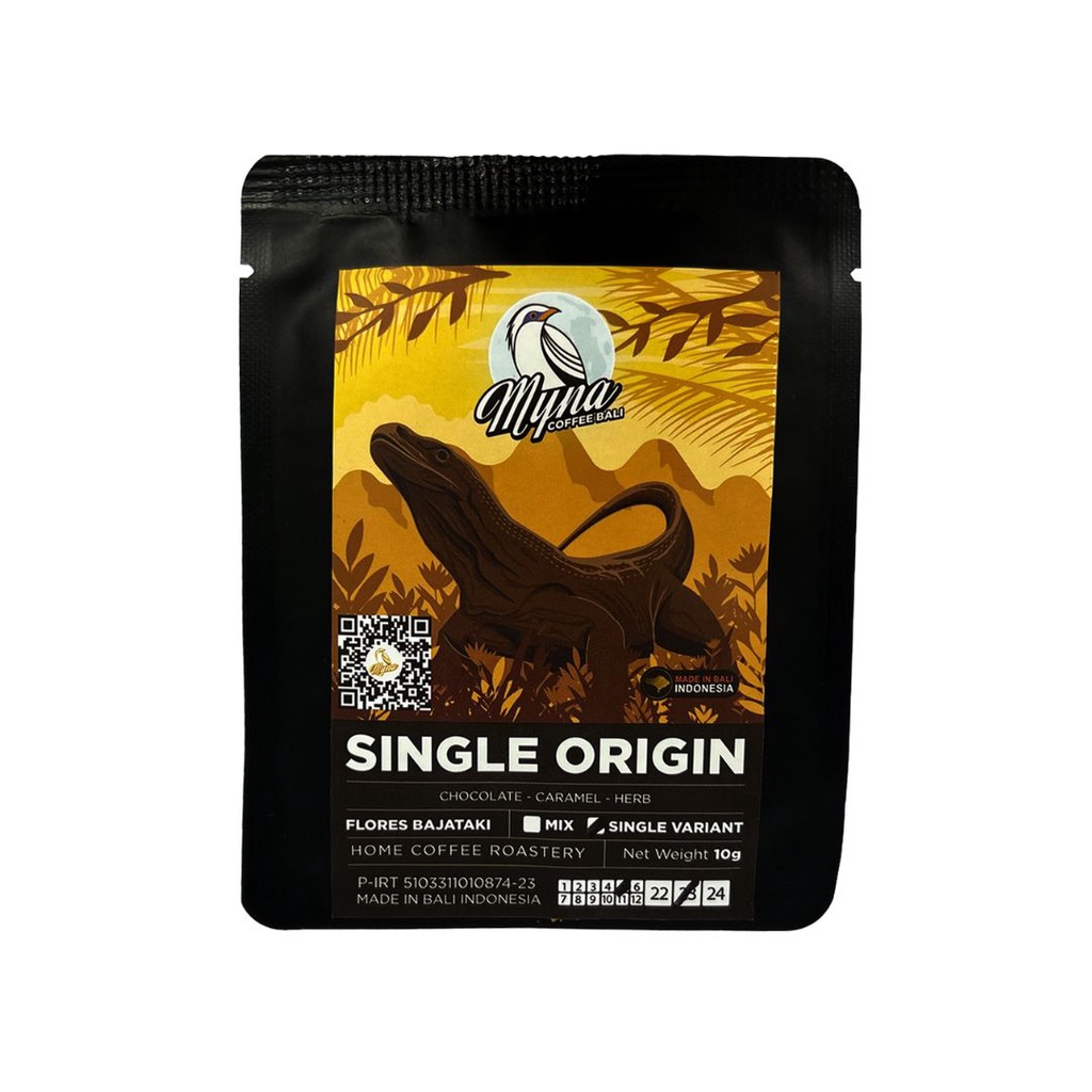 

Myna Coffee - SINGLE ORIGIN - Flores Bajataki - Drip Bag