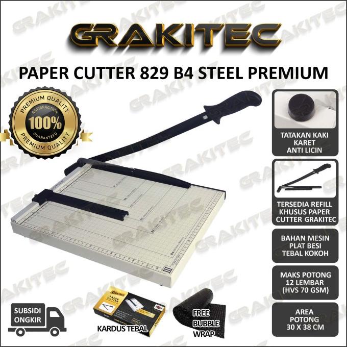 

Paper Cutter F4 / B4 ( Alat Potong Kertas ) Pemotong Kertas