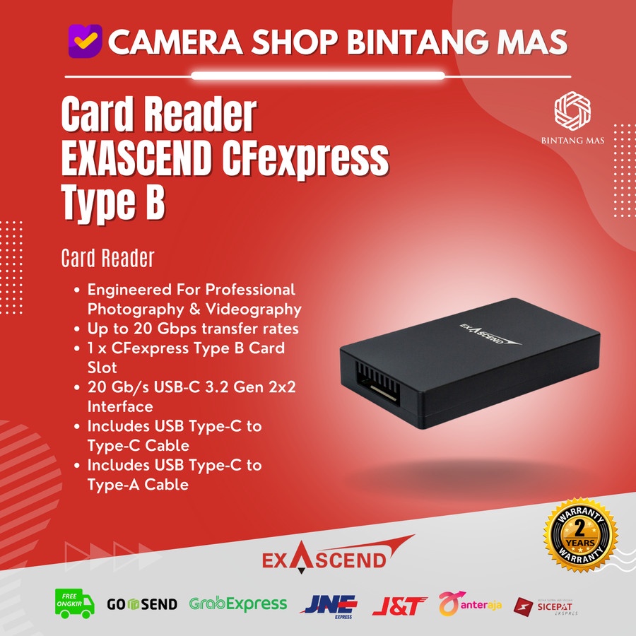 Exascend Card Reader CFexpress Type B
