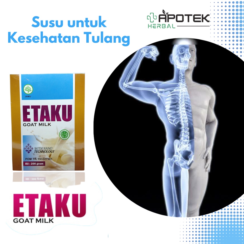 Walatra Etaku Susu Kambing Etawa - Susu Kesehatan Tulang, Nutrisi untuk Tulang, Penguat Tulang, Susu
