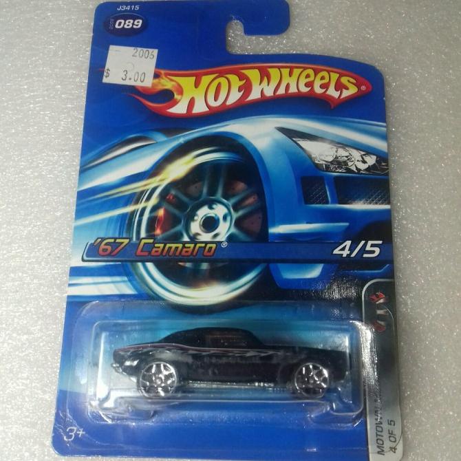 HOT WHEELS 67 CAMARO. MOTOWN METAL SERIES 2006. OPEN HOOD. FULL BESI.