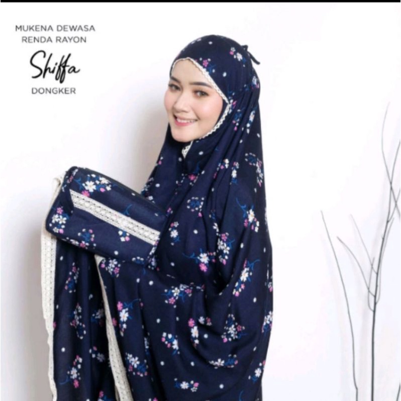 Mukena Dewasa Motif Bunga Sakura Terbaru Termurah