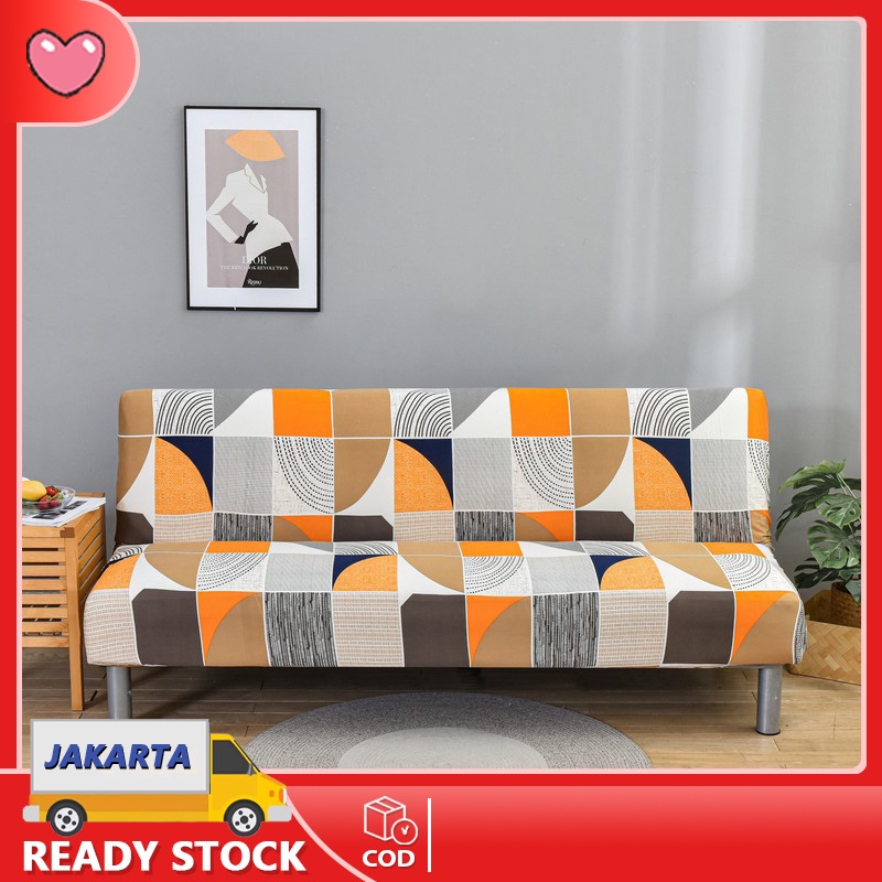 Penutup Sofa Elastic Cover Sofa Bed Elastis Pattern Modern Menarik Sarung Sofa Bed One Size