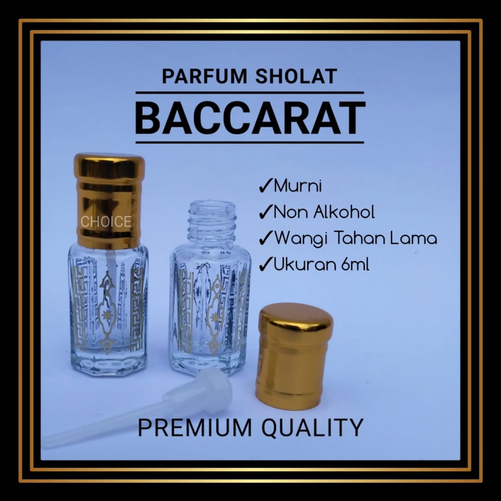 Baccarat Rouge / Bakarat Parfum Non Alkohol Kemasan 6 ML Murah berkualitas