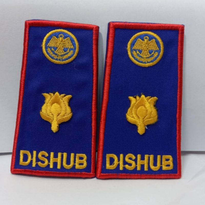 pangkat dishub 3D Lis merah logo