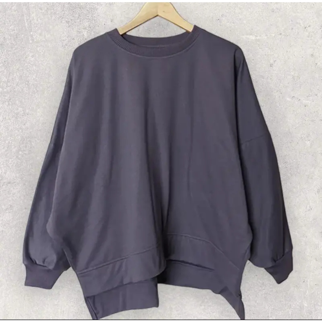 SWEATER POLOS OVERSIZE XXXL SWITER BASIC WANITA