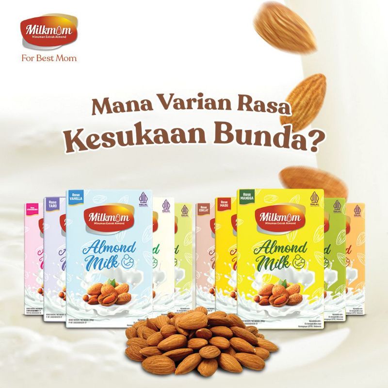 Jual Susu Almond Milkmom Calsimond Booster Asi Pelancar Asi Susu Ibu Hamil Dan Menyusui 200 Gr 6991