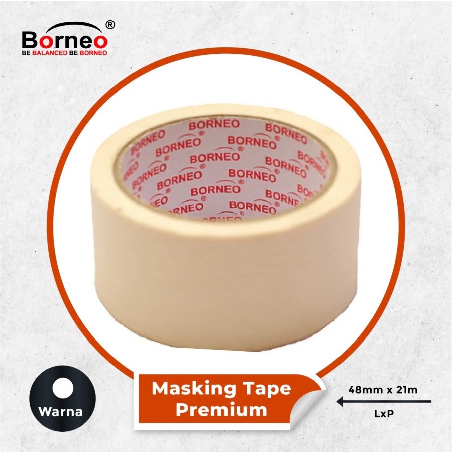 Masking Tape Premium Borneo 48mmx21m - Satuan