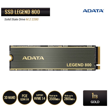 ADATA LEGEND 800 Gen 4x4 500GB/1TB M.2 NVME PCIe