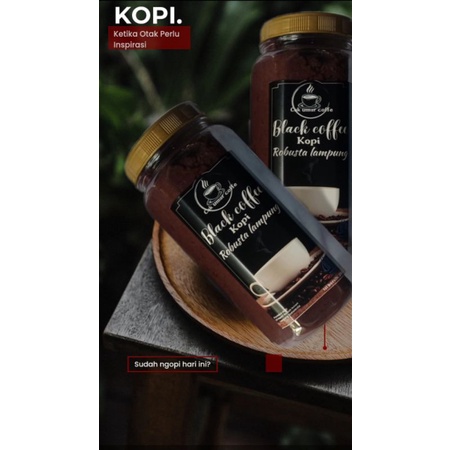 

Kopi Robusta Lampung _ KEMASAN TOPLES