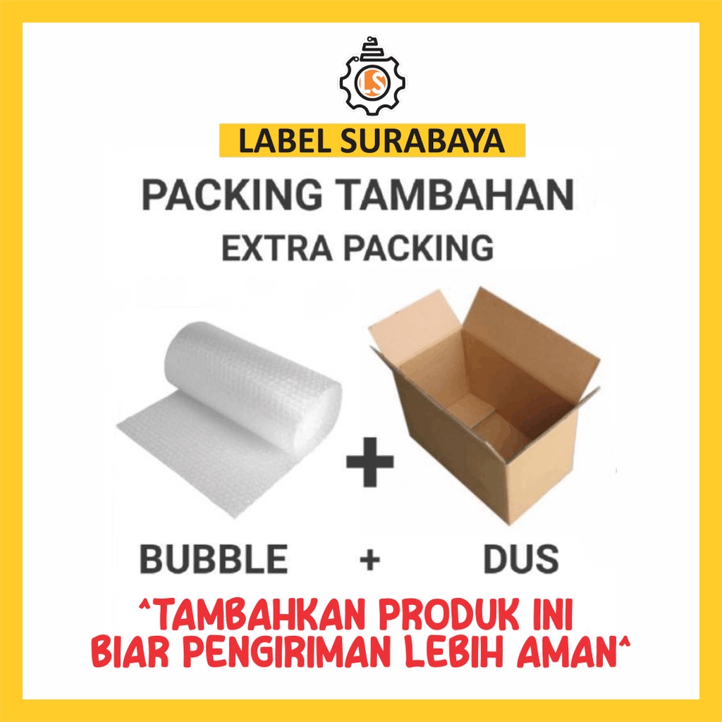 

Tambahan Packing agar paket lebih aman