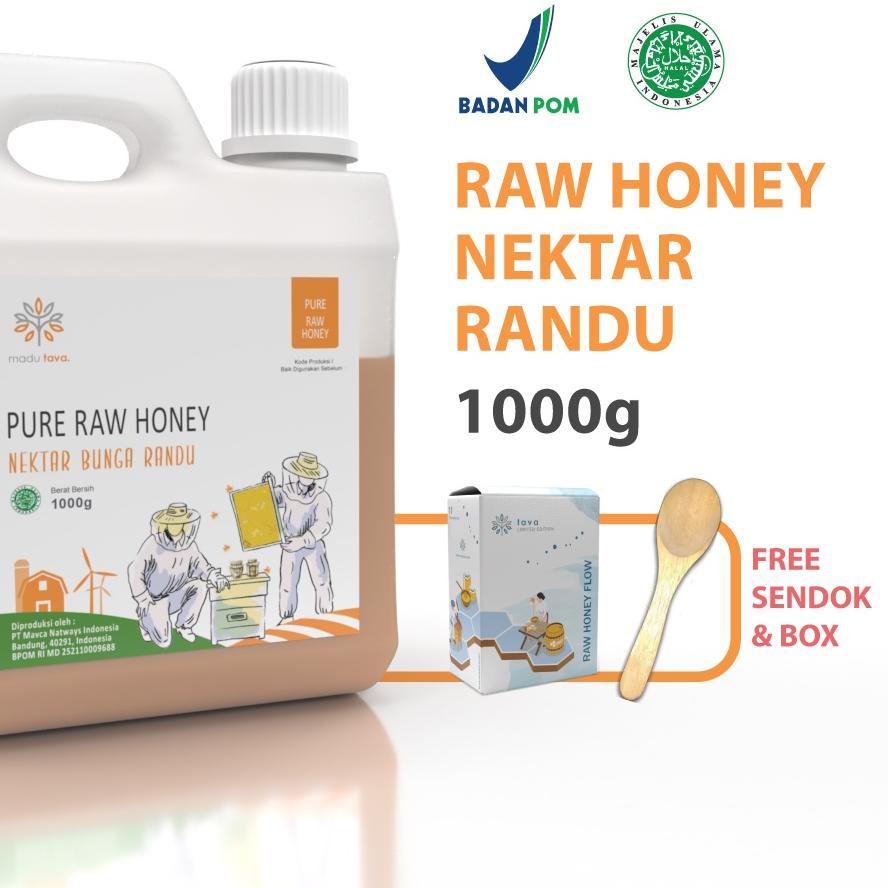 

◄ Asli Murni 1kg Tava Grade A Nektar Randu 100% Alami Pure Natural Raw Honey ⅎ