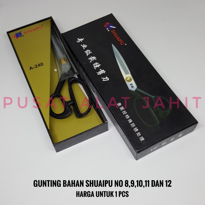

Scissor Gunting Kain 8 - 12 Inch Shuaipu Tajam Alat Potong Bahan Tukang Jahit