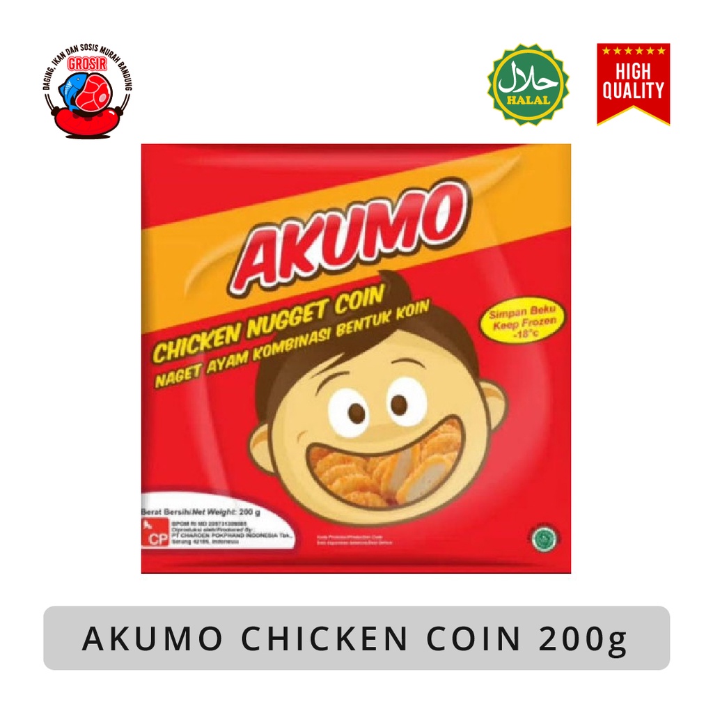 

AKUMO CHICKEN NUGGET COIN 200 GR