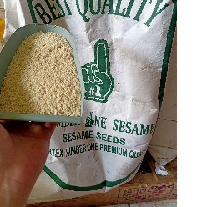 

➼ Wijen Putih Import 1kg kilo Sesame Seed Premium Quality Fresh Onde Onde DLL ✸