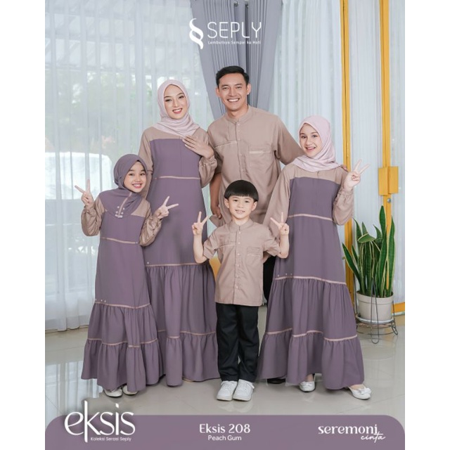 TERBARU SARIMBIT SEPLY 2023  EKSIS 208 PEACH GUM • MEYRA 137 PEACH GUM • KASEO 175 PEACH GUM• SELIA 