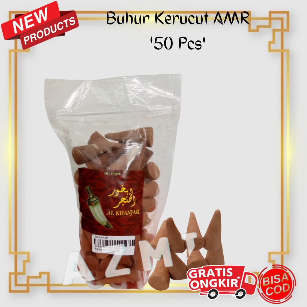 Dupa Bukhur Buhur Kerucut Aromaterapi Arab AlKhanjar isi 50pcs AMR Premium Quality