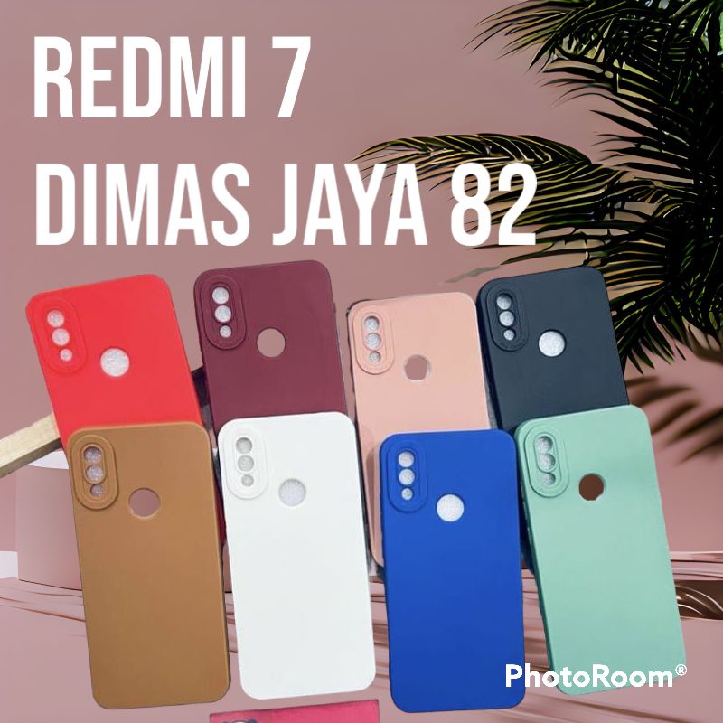 CASE SLIKON MACARON PRO CAMERA REDMI 7 BARANG SUDAH READY SIAP KERIM barang bagus tebal full kamera 