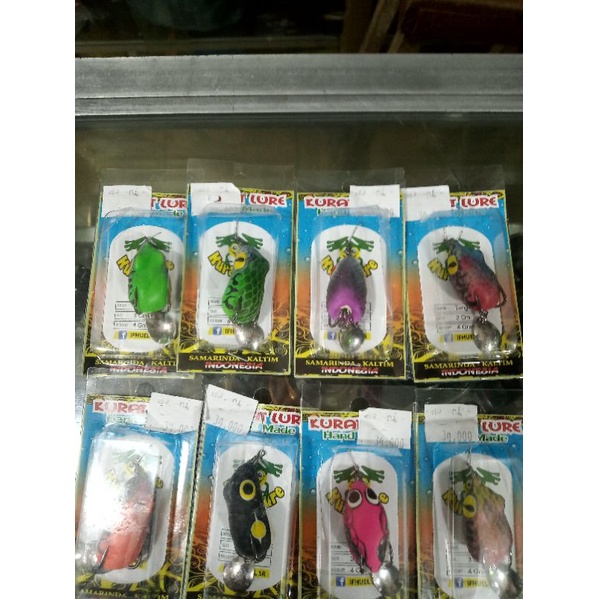 UMPAN KODOK KARET UNTUK MEMANCING IKAN GABUS.