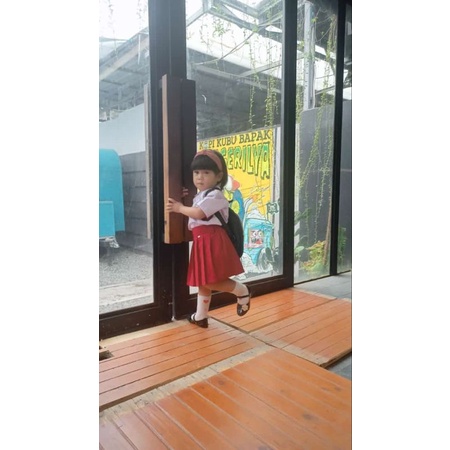 Baju Kostum Seragam Sekolah Anak Perempuan Bocil