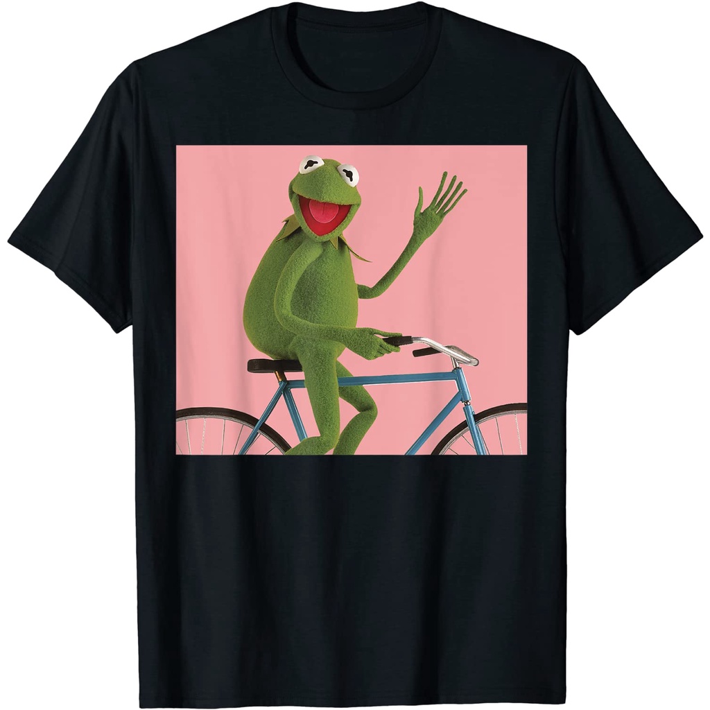 KAOS Disney The Muppets Kermit The Frog Bike Ride T-Shirt