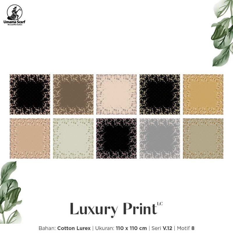 hijab segiempat motif Az-Zahra