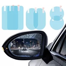 2Pcs Stiker Kaca Spion Mobil/Pelindung Fog Rainproof Film Car Rearview Mirror Anti Air Embun