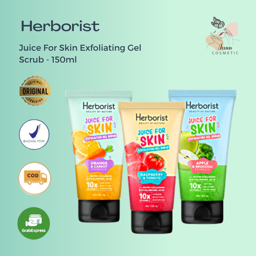 Herborist Juice For Skin Exfoliating Gel Scrub - 150ml