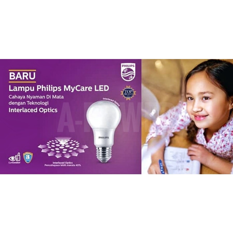 Philips - Lampu LED Bulb/Bohlam Multipack 4W, 6W, 8W, 10W, 12W, 14.5W (Putih)