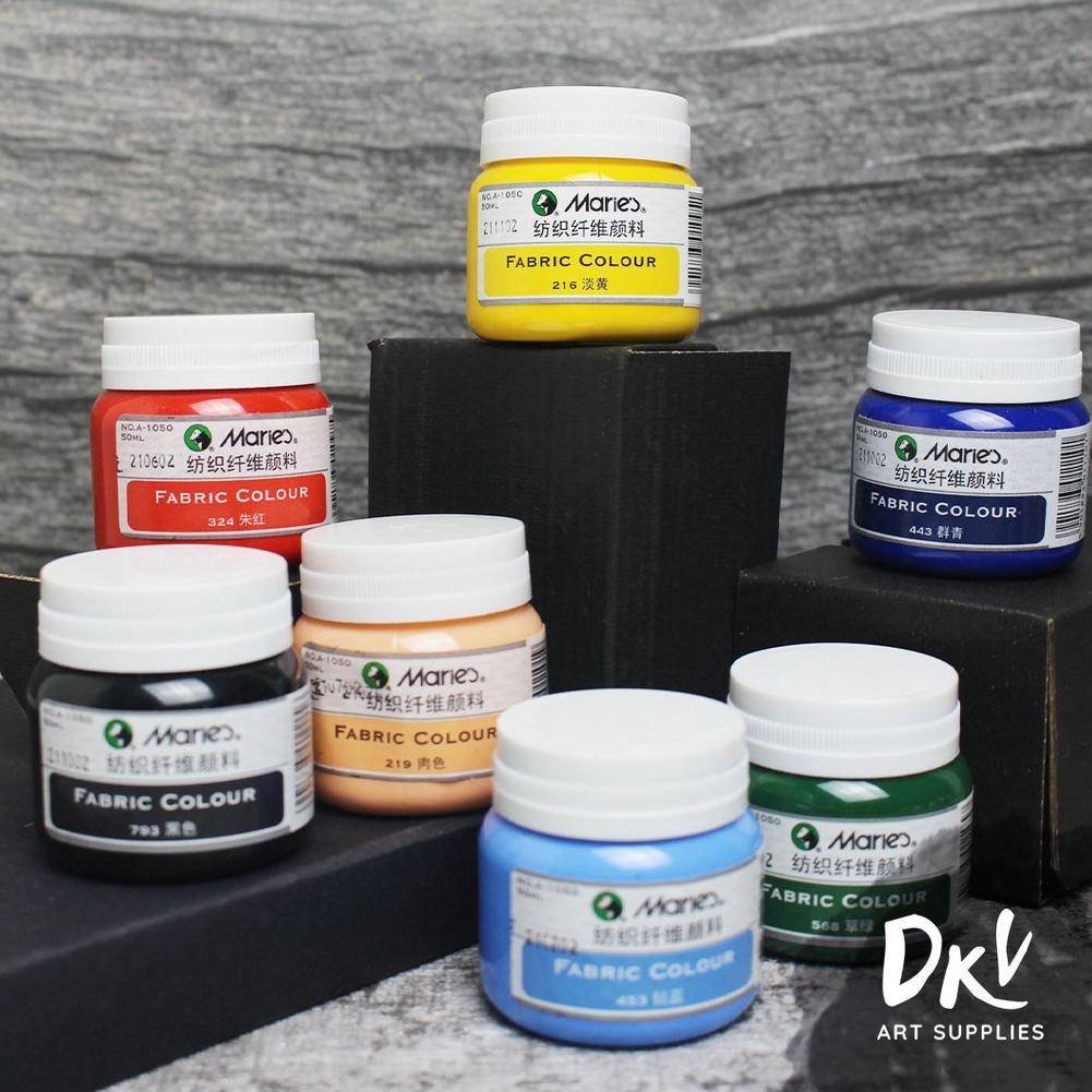 

[ART. 62226] Maries Fabric Color Cat Kain / Tekstil Baju Sepatu Canvas 50 ml A-1050