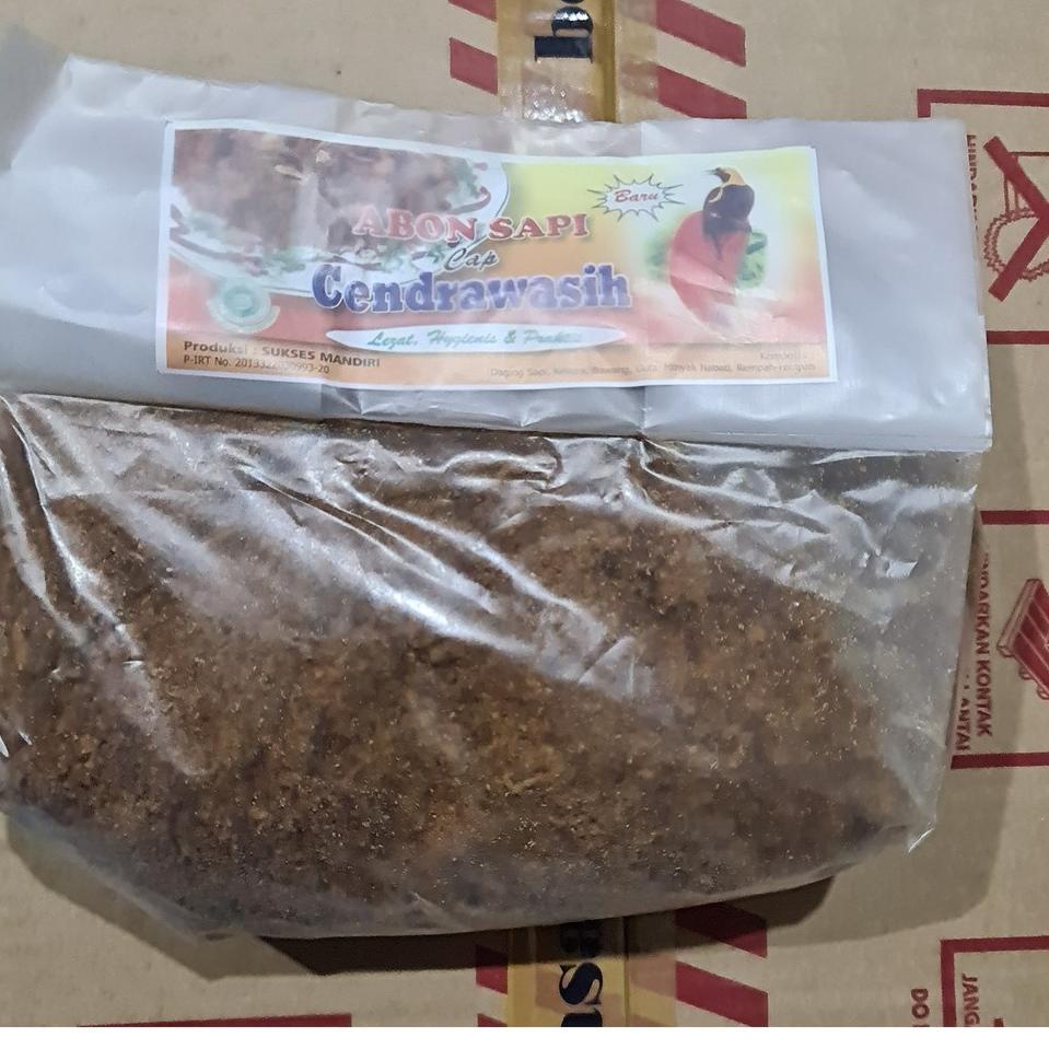 

Dikirim secepatnya Abon Sapi Cap Cendrawasih 1 KG