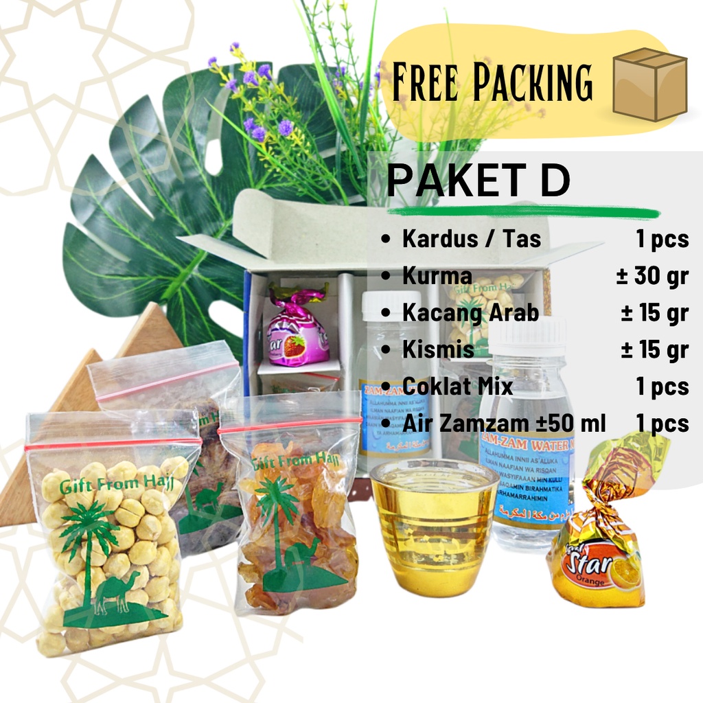 HAMPERS / PAKET OLEH OLEH HAJI DAN UMROH - PAKET D