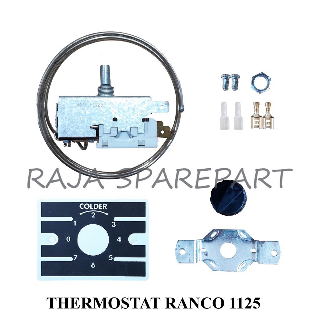 THERMOSTAT FREEZER/THERMOSTAT KULKAS/THERMOSTAT RANCO P1125