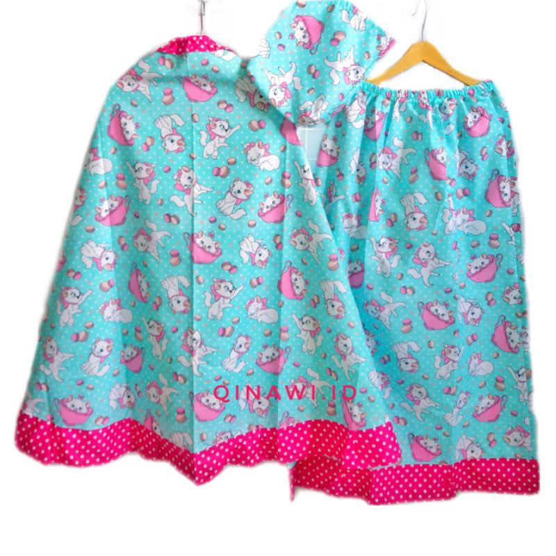 MUKENA ANAK PEREMPUAN JUNIOR  5 6 7 8 TAHUN KATUN KARAKTER