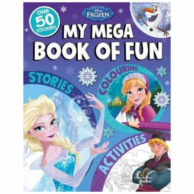 

Buku Activity My Mega Book Of Fun Frozen And Colouring Plus Stickers