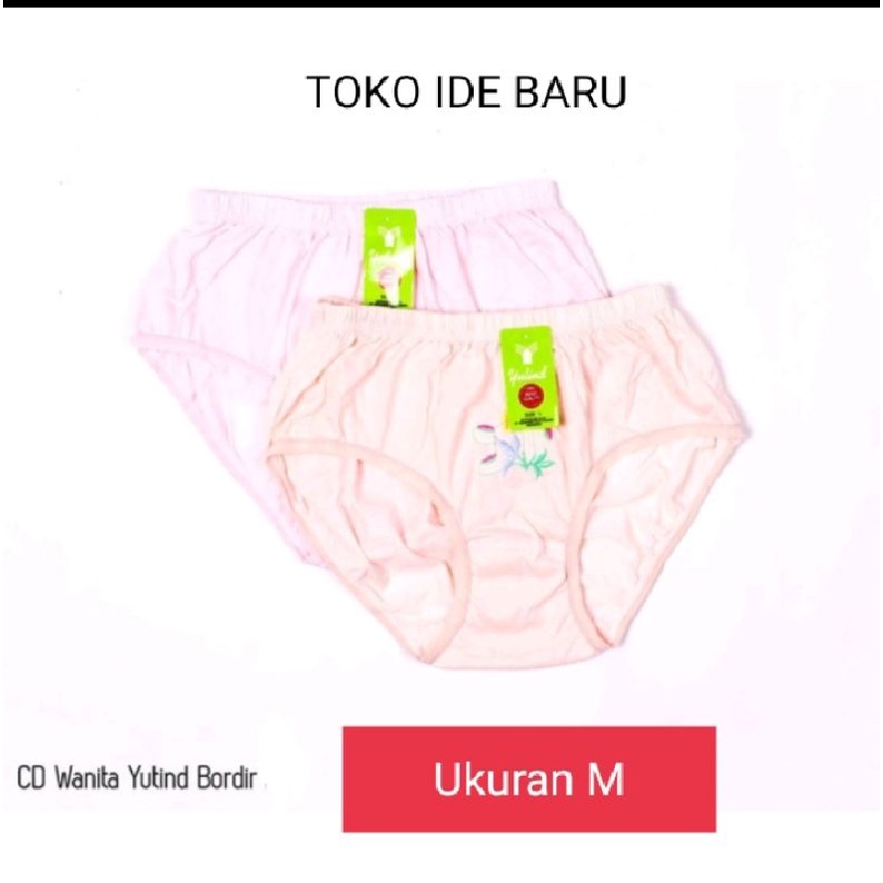 Celana Dalam Wanita Yutind Bordir Size M