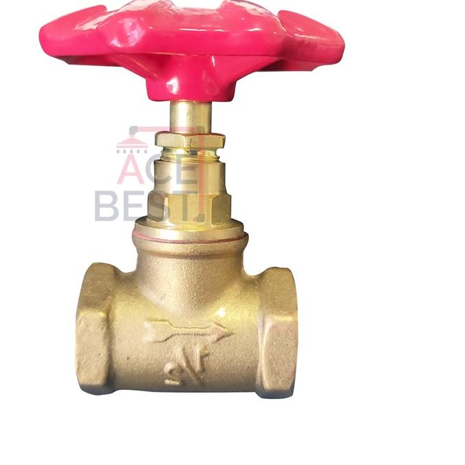 ➪ Stop Kran Tanam Kuningan 1/2 Inch Stop Kran Shower Tembok JS-55 ✶