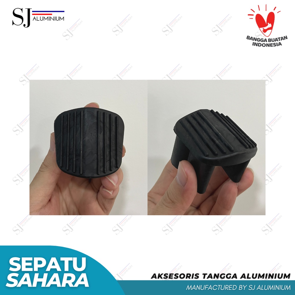 Sepatu Tangga / Karet Sepatu / Kaki Tangga Lipat SJ Aluminium Tipe Sahara