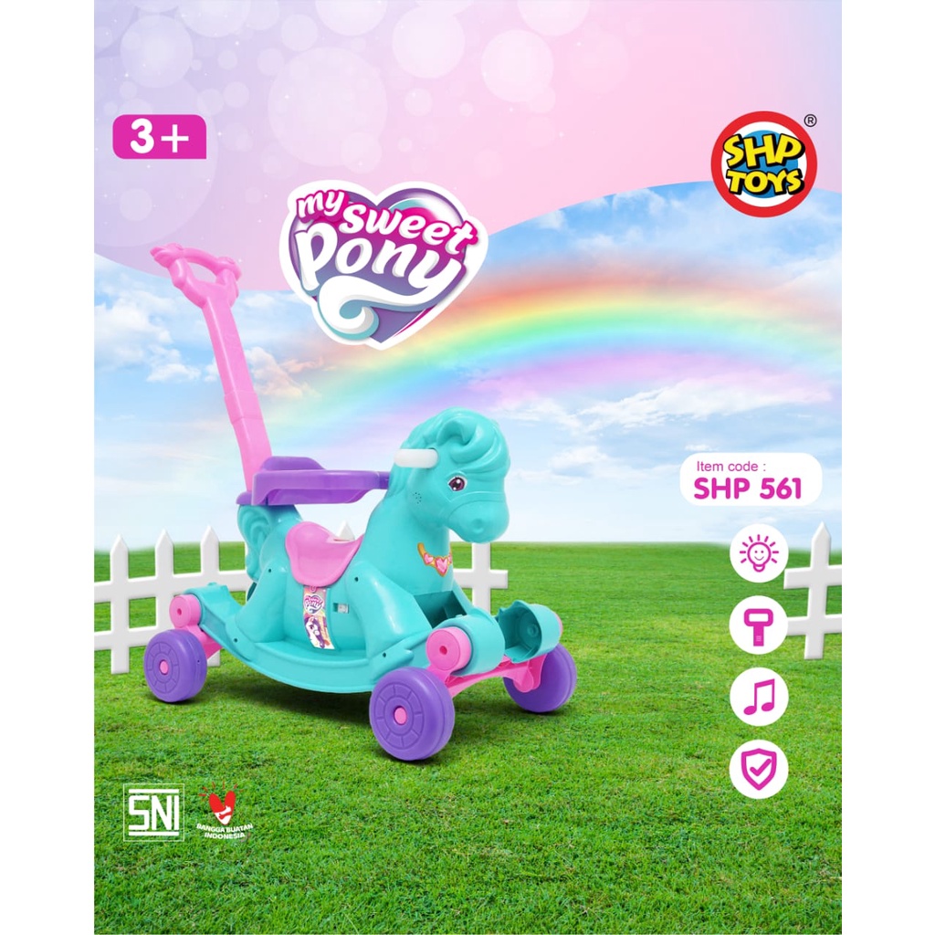MAINAN ANAK/MAENAN ANAK PEREMPUAN/MAINAN ANAK KUDA-KUDAAN /MOBIL DORONG/SHP MSP 561 / MLS 582