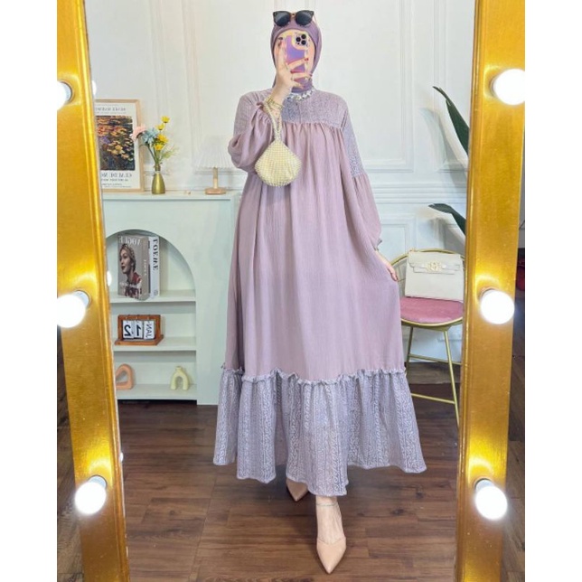 Malika Dress || Gamis Lebaran 2023 || Couple Gamis Lebaran