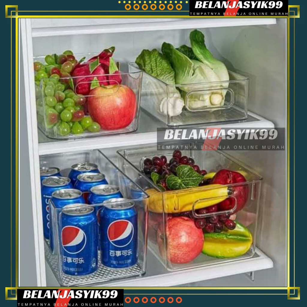 BOX KONTAINER MULTIFUNGSI / BOX KONTAINER BENING MULTIFUNGSI / KONTAINER BOX KOTAK PENYIMPANAN STORAGE / STORAGE KULKAS / KOTAK KONTAINER MAKANAN KULKAS FOOD STORAGE / ORGANIZER KULKAS / TEMPAT PENYIMPANAN SAYUR / BOK KONTAINER MURAH