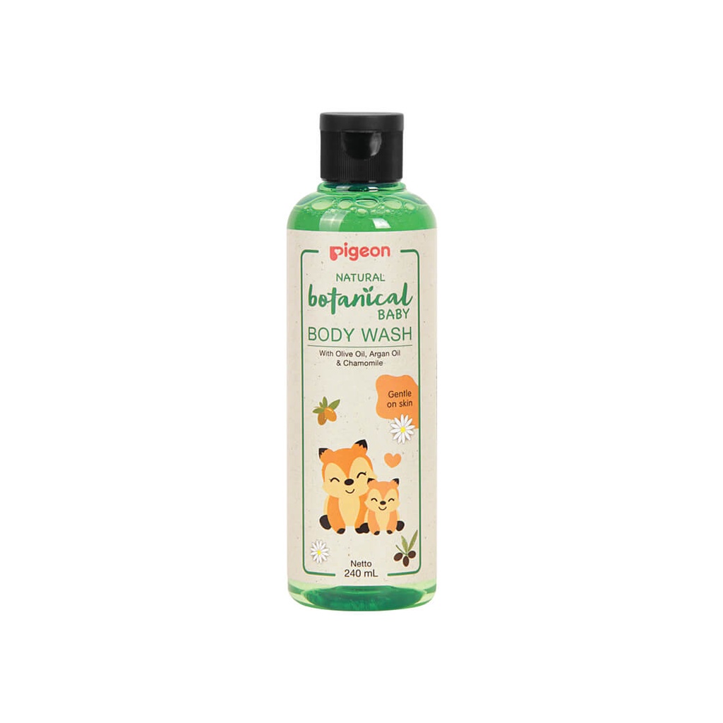 Pigeon Botanical Baby Body Wash 240m l/ Sabun Mandi Bayi Lembut di kulit