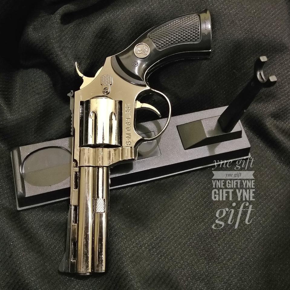 ✳ Super Murah Korek Api Pistol REV0LVER Magnum 357 Sedang ❊