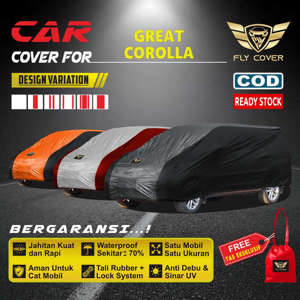 Bodi Cover Mobil Sedan GREAT COROLA / Sarung Mantel Tutup Mobil GREAT COROLLA / Mantel Jas Pelindung