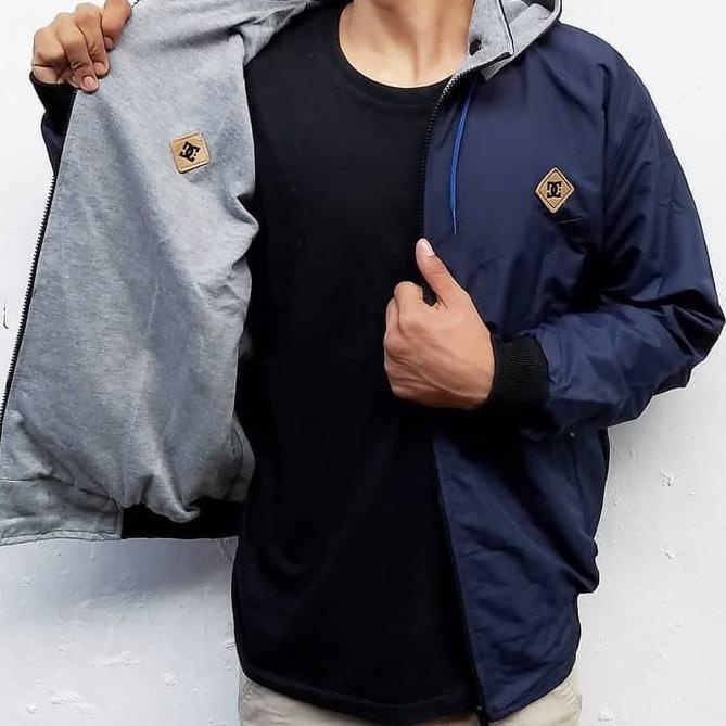 Jaket Parasut Bolak Balik / Jaket Anti Air / Jaket Pria Bolak Balik SPECIAL PRICE