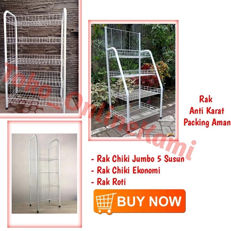 ❅ PROMO Rak Chiki 4 Susun Serbaguna / Rak Roti / Keranjang Roti / Keranjang Susun 4 / Keranjang snac