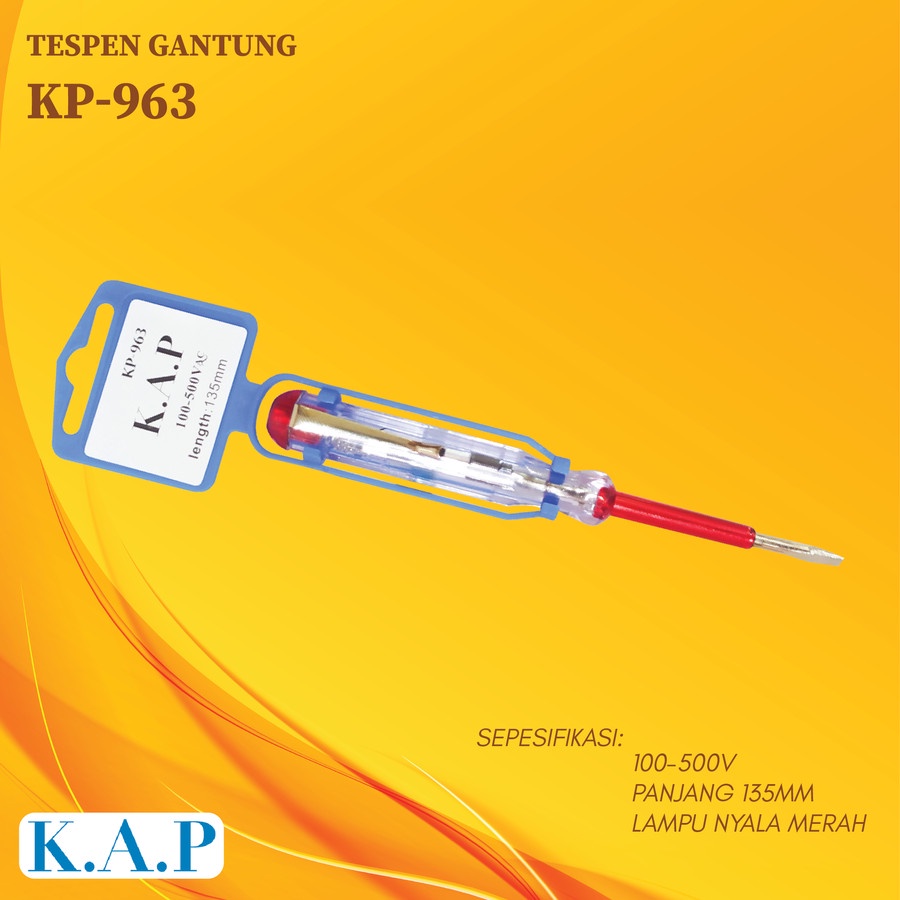 Obeng Min/Screwdriver Tespen/Test Pen KAP-970 Voltage Tester AC